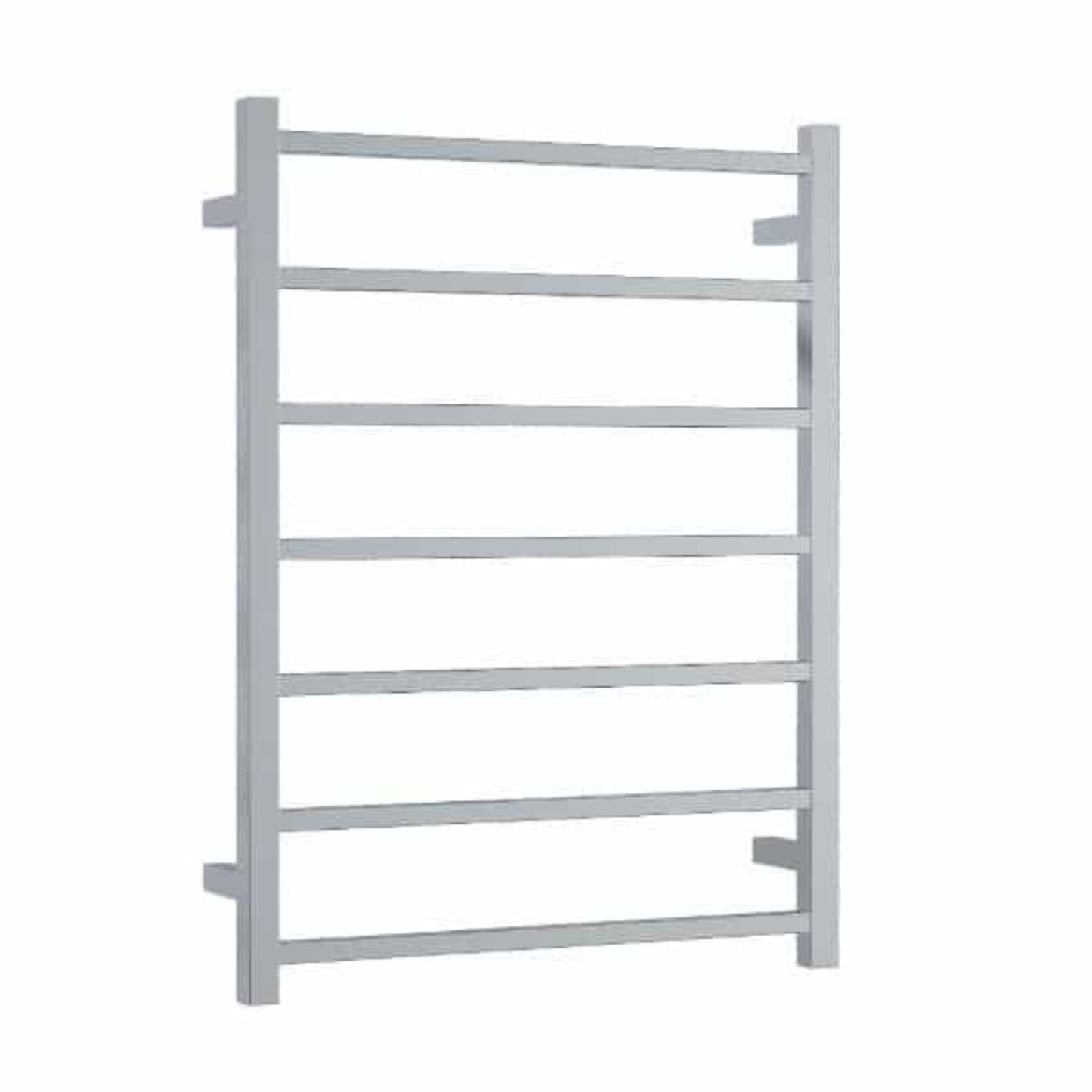 THERMORAIL - SS4412 12Volt Straight Square Polished Ladder Heated Towel Rail