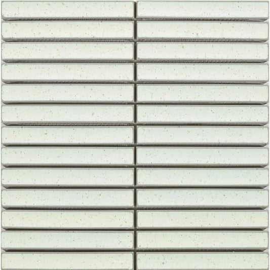Finger Mosaic Beige GlossTiles – available at Bathroom City Perth