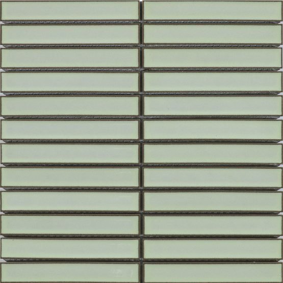 Finger Mosaic Green GlossTiles – available at Bathroom City Perth