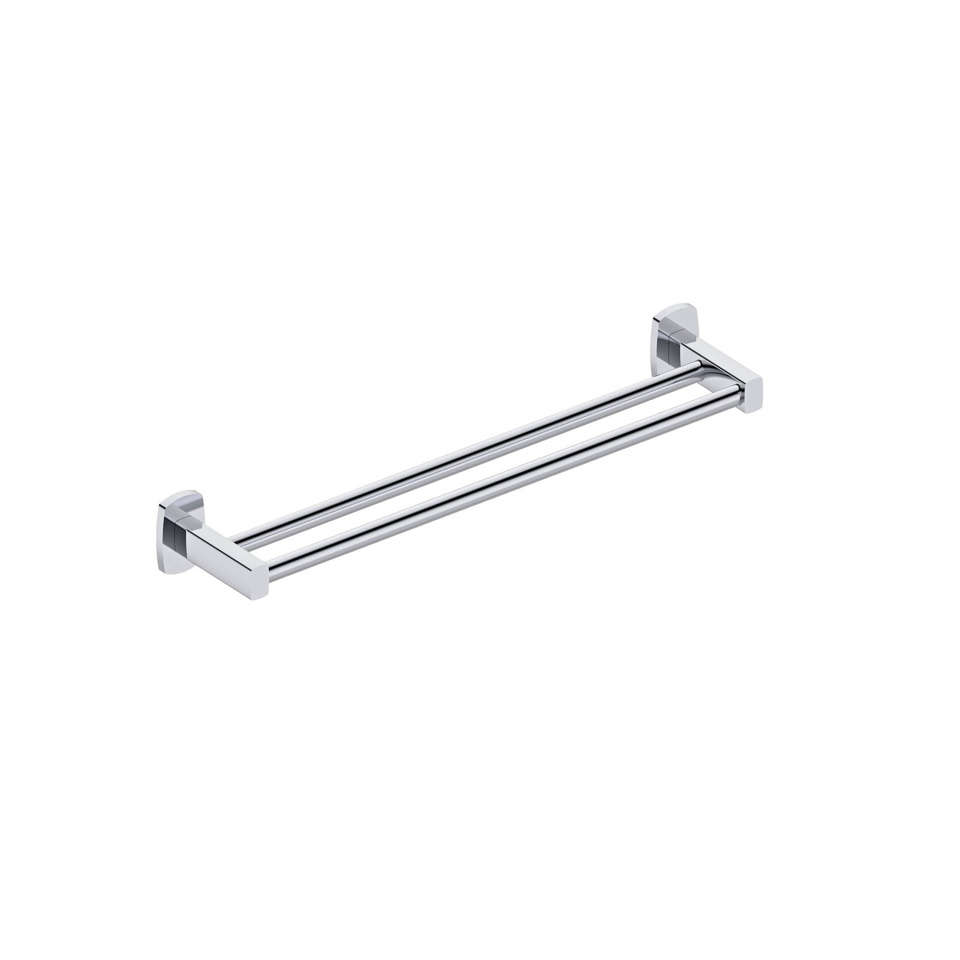 MELA - CASSA 600 Double Towel Rail ChromeAccessories – available at Bathroom City Perth