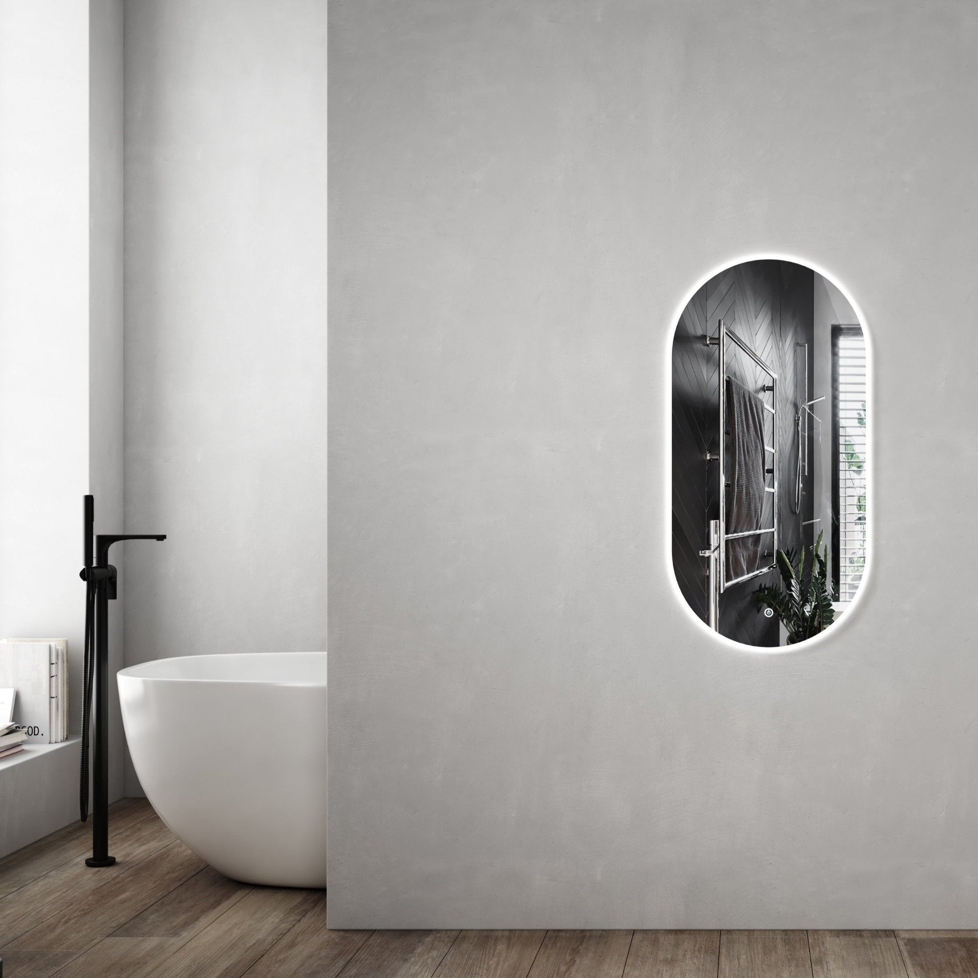 MELA - MIA 450 LED Oval MirrorMirror – available at Bathroom City Perth