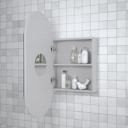 MELA - MIA 450 Oval Mirror CabinetMirror – available at Bathroom City Perth