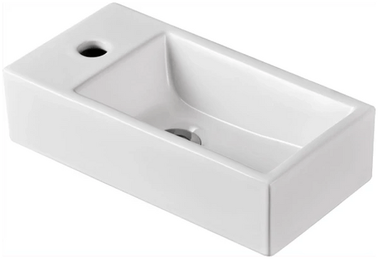 MELA - MOSES Right Wall Mounted BasinBasins – available at Bathroom City Perth