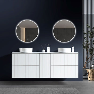 MELA - PASTEL 1800 Matt White Wall Hung Vanity with Door & 4 DrawersVanitiesMELABathroom City from Mela – available at Bathroom City Perth