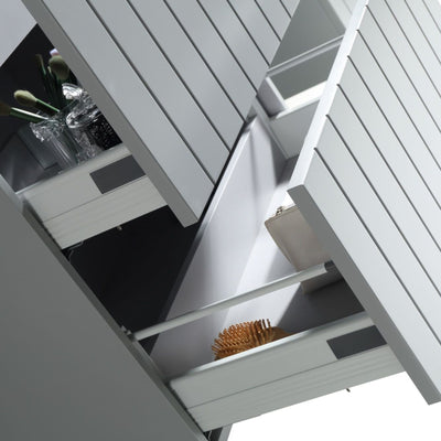 MELA - PASTEL 900 Matt Grey Wall Hung Vanity with DrawersVanities – available at Bathroom City Perth