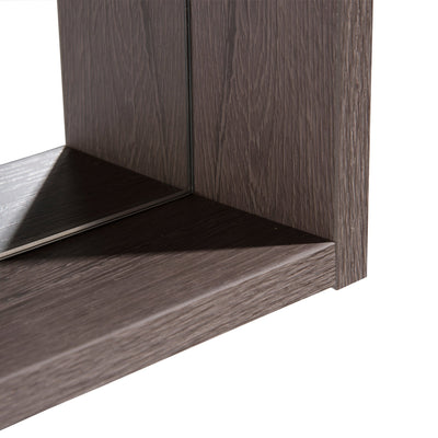 MELA - VINA 1200 Dracula Oak Box Frame Mirror - Mirror – available at Bathroom City Perth