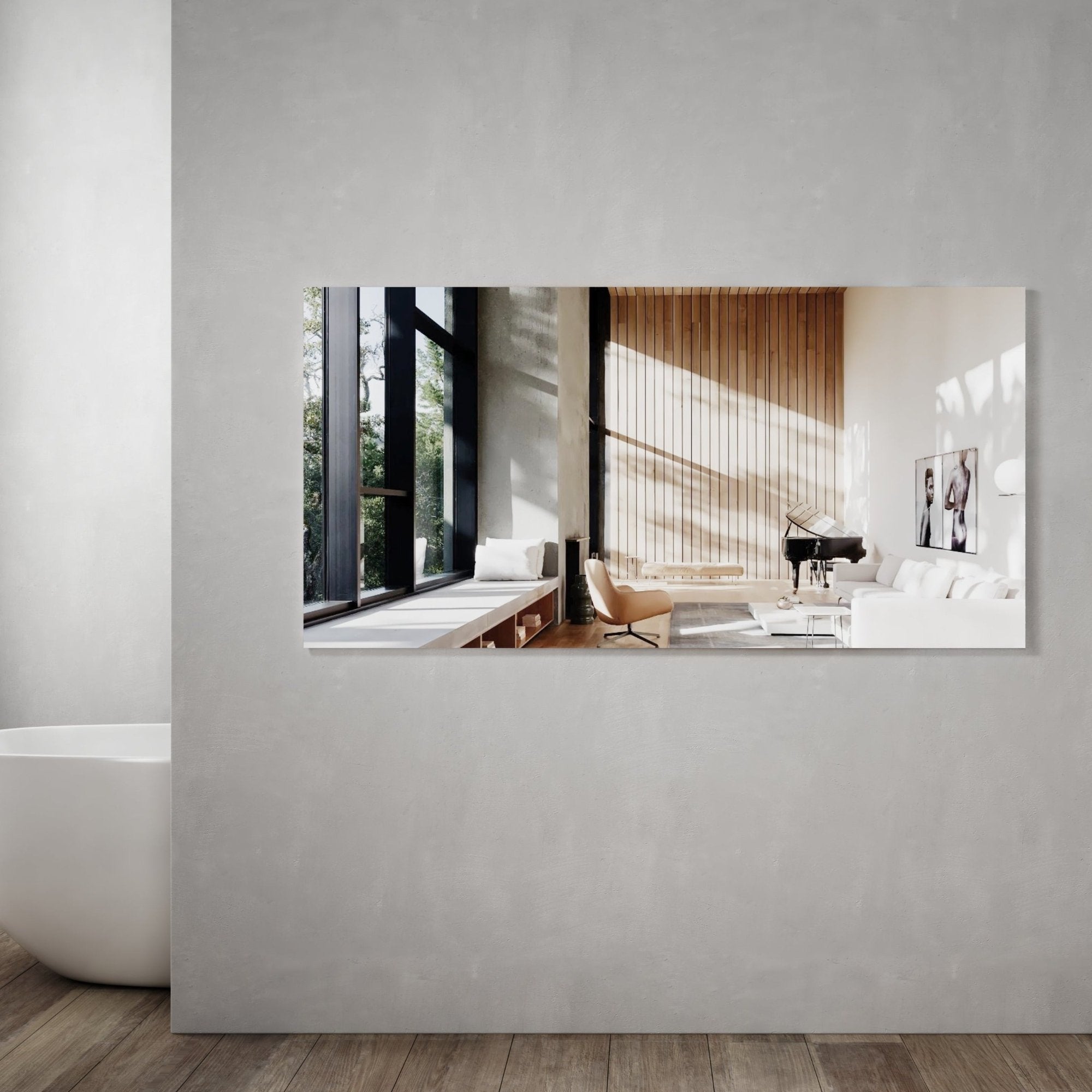 MELA - VINA 1500 Plain Mirror Polished EdgeMirror – available at Bathroom City Perth