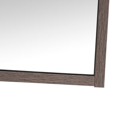 MELA - VINA 750 Dracula Oak Box Frame Mirror - Mirror – available at Bathroom City Perth