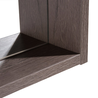 MELA - VINA 750 Dracula Oak Box Frame Mirror - Mirror – available at Bathroom City Perth