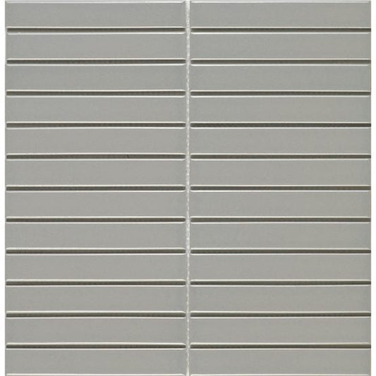 Porcelain Mosaic Light Grey GlossTiles – available at Bathroom City Perth