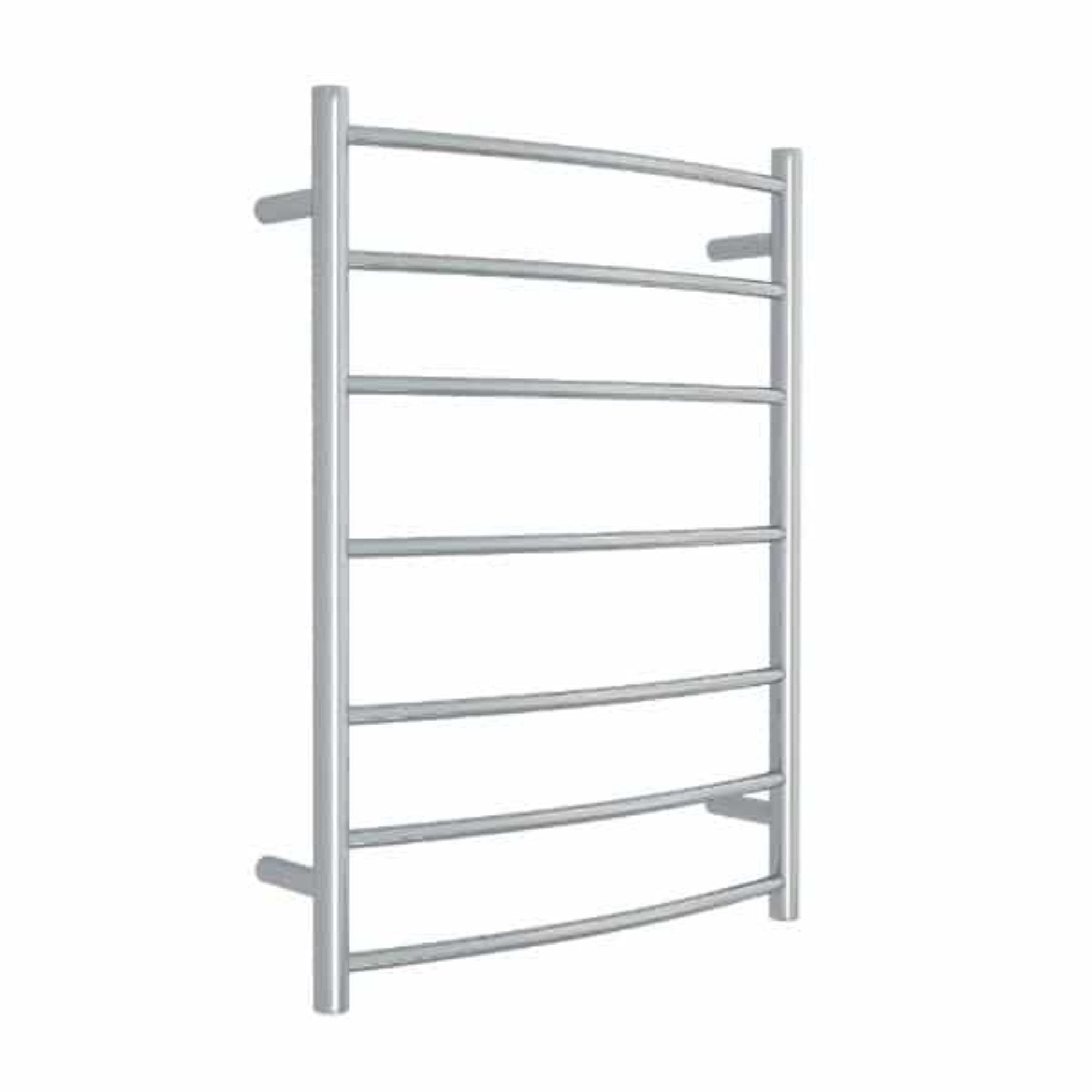THERMORAIL - BC44M Curved Round Polished Budget Ladder Heated Towel RailHeated Towel Rails – available at Bathroom City Perth