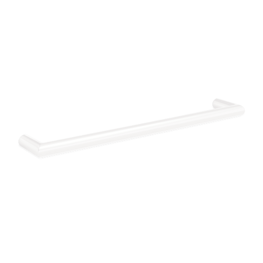 THERMORAIL - DSR6W Satin White Round Single Bar Heated Towel RailHeated Towel Rails – available at Bathroom City Perth