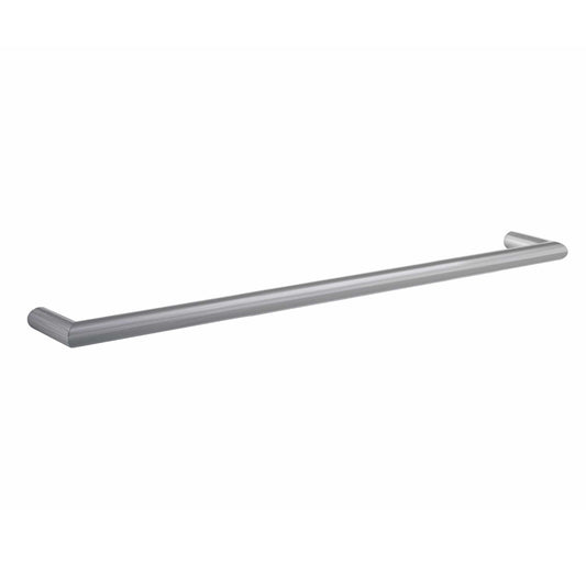 THERMORAIL - DSR8BR Brushed Round Single Bar Heated Towel RailHeated Towel Rails – available at Bathroom City Perth