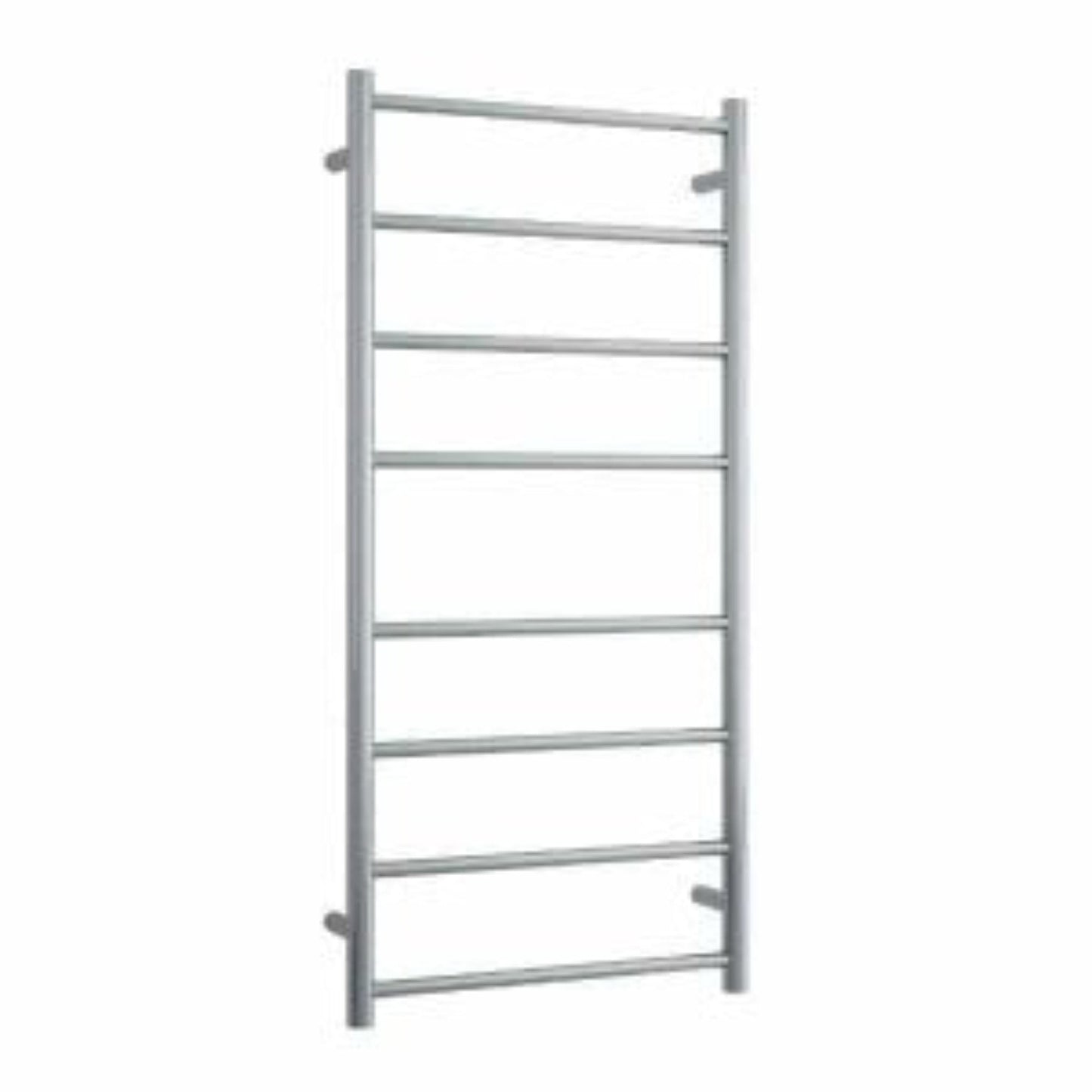 THERMORAIL - SRB27M Brushed Straight Round Ladder Heated Towel RailHeated Towel Rails – available at Bathroom City Perth