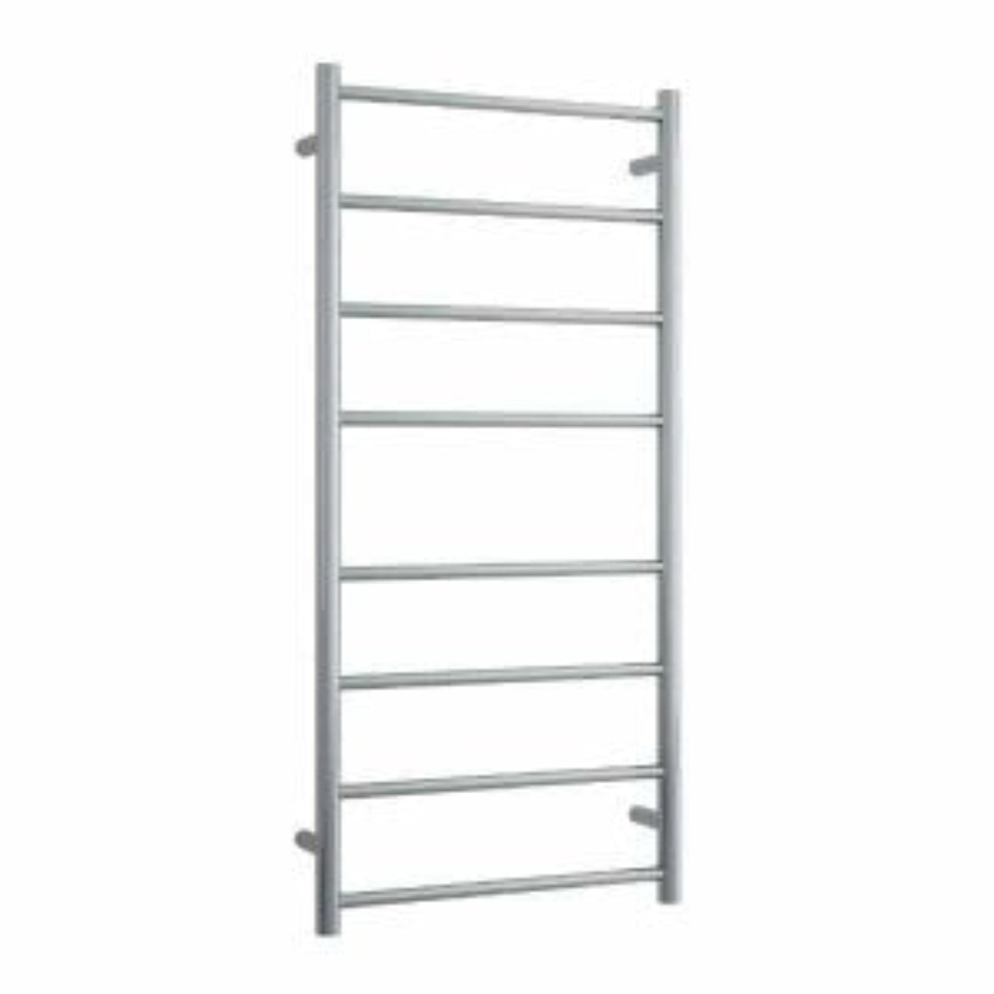 THERMORAIL - SRB27M Brushed Straight Round Ladder Heated Towel RailHeated Towel Rails – available at Bathroom City Perth