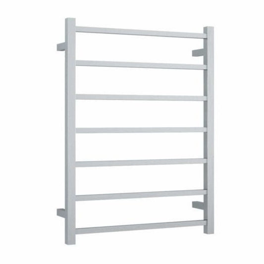 THERMORAIL - SSB44M Brushed Straight Square Ladder Heated Towel RailHeated Towel Rails – available at Bathroom City Perth